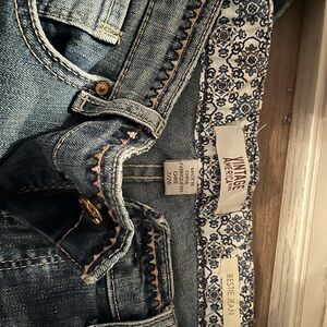 Vintage America High Rise Blue Jeans